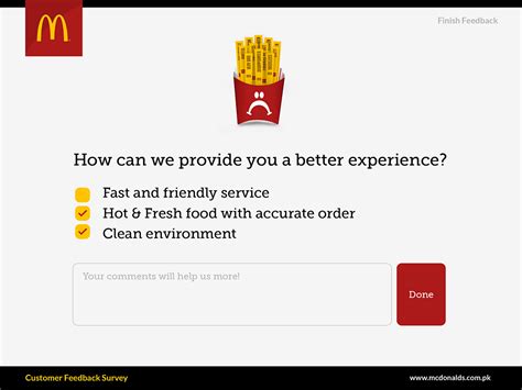 dashboard mcdolistens|McDonald’s App Survey .